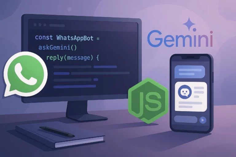 Cara Membuat Bot CS WhatsApp Gemini AI Node.js