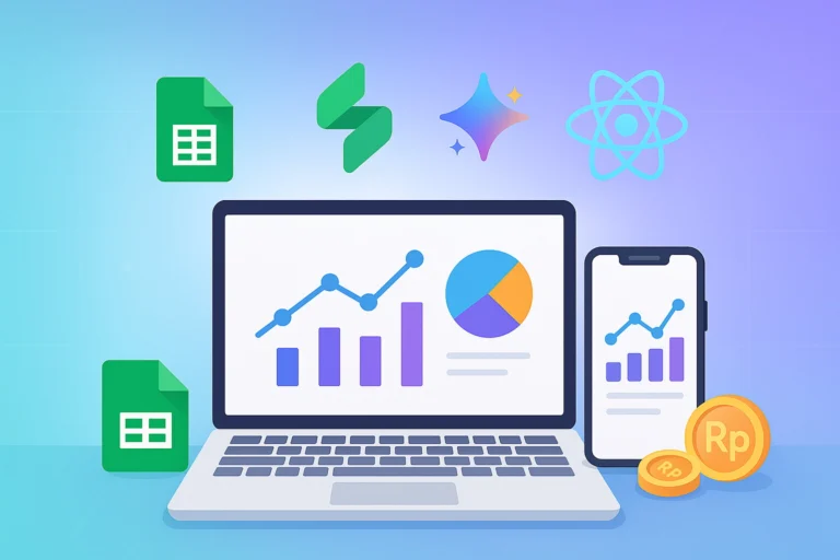 Bangun Financial Dashboard Modern (React + Supabase + Google Sheets + Gemini) — Siap Android!
